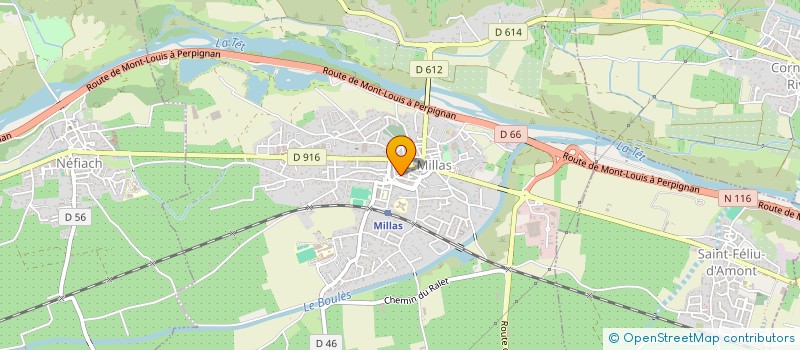 localisation de l'entreprise TAEKWONDO CLUB MILLAS  MILLAS