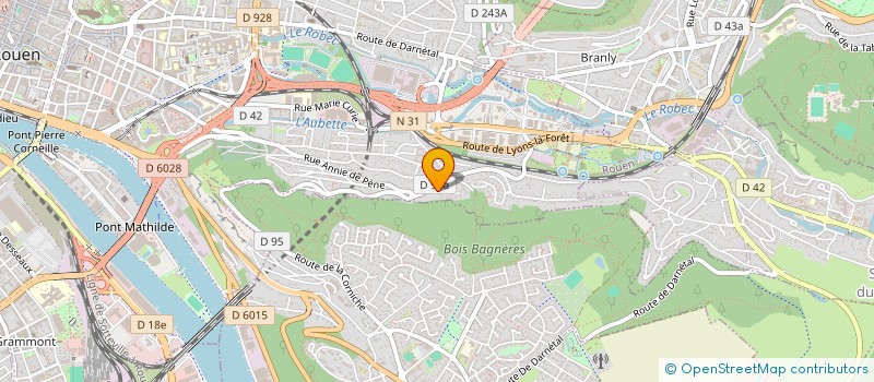 localisation de l'entreprise TAEKWONDO ELITE 76 à ROUEN