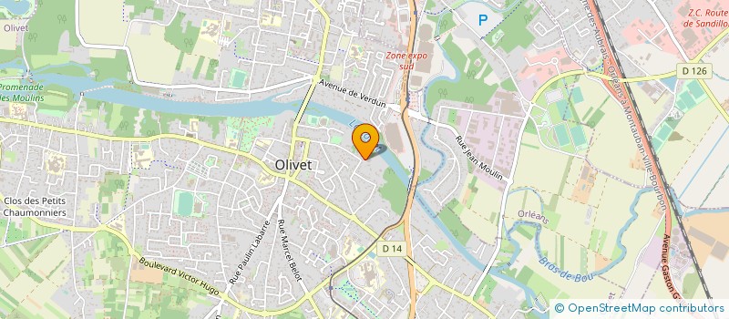 localisation de l'entreprise TAEKWONDO ENERGIE OLIVET à OLIVET