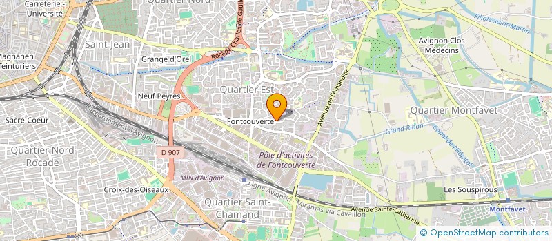 localisation de l'entreprise TAEKWONDO LES ANGLES à AVIGNON