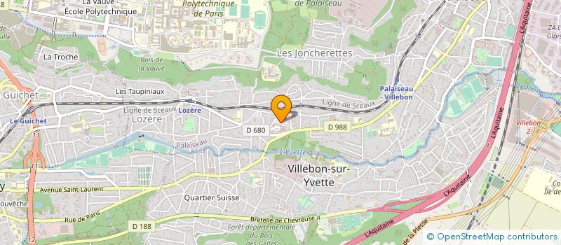 localisation de l'entreprise TAEKWONDO LONGJUMEAU ETOILE à PALAISEAU