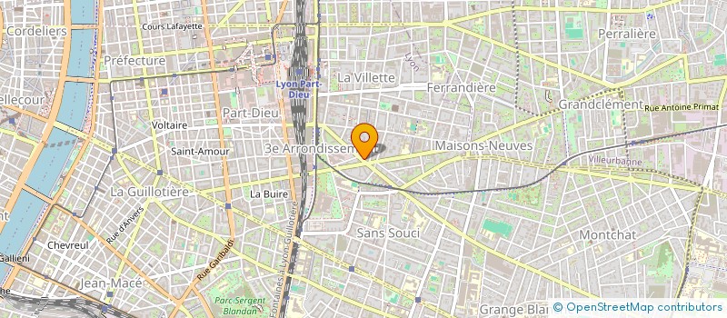 localisation de l'entreprise TAEKWONDO MARTIAL CLUB DU RHONE  LYON