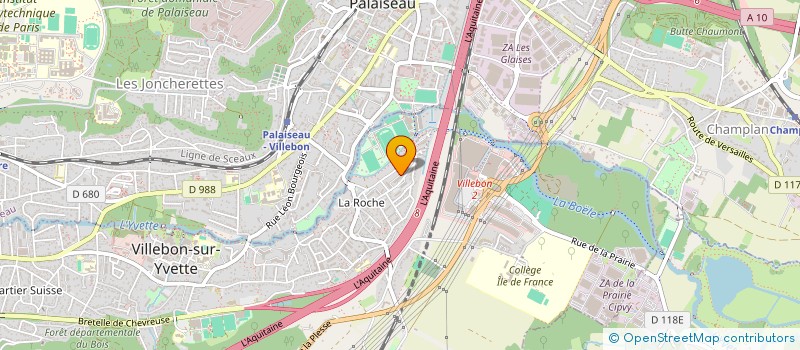 localisation de l'entreprise TAEKWONDO SAINT-REMY-LES-CHEVREUSE à VILLEBON-SUR-YVETTE