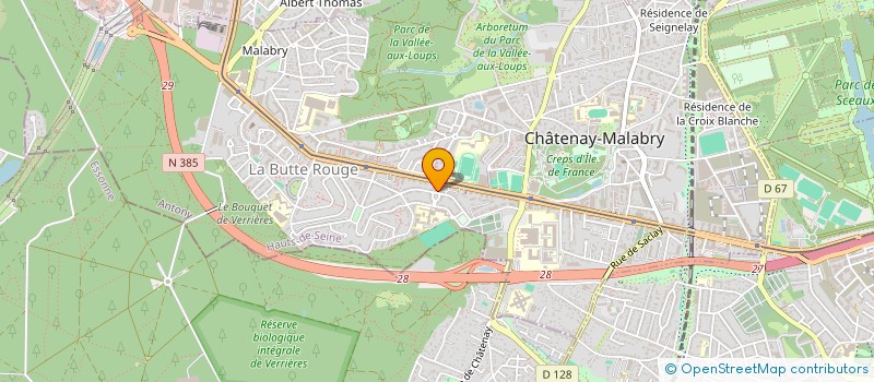 localisation de l'entreprise TAEKWONDO - SELF DEFENSE CLUB DE CHATENAY MALABRY  CHATENAY-MALABRY