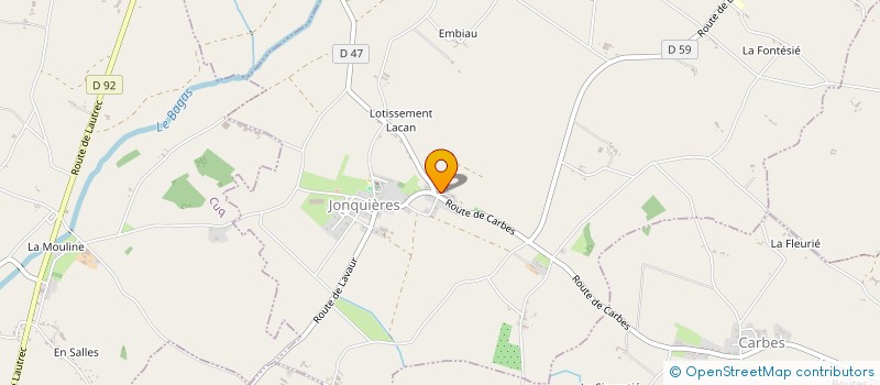 localisation de l'entreprise TAEKWONDO SPIRIT  JONQUIERES