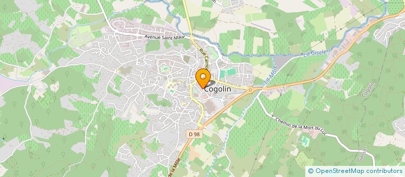 localisation de l'entreprise TAEKWONDO SPORTS ET LOISIRS  COGOLIN