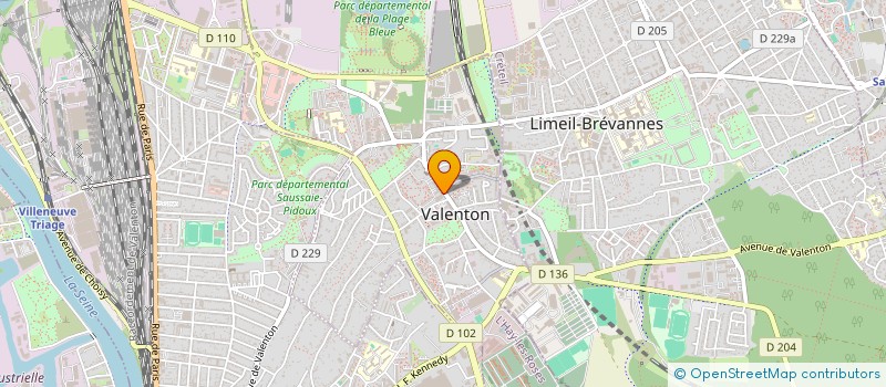 localisation de l'entreprise TAEKWONDO TEAM VILLENEUVE SAINT GEORGES à VALENTON