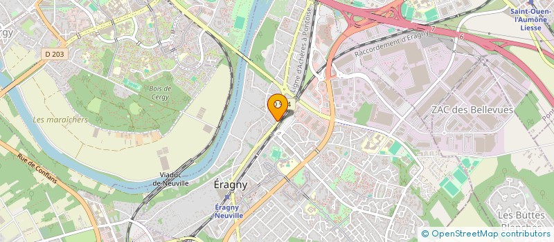 localisation de l'entreprise TAEKWONDO TRADITIONNEL D'ERAGNY  ERAGNY