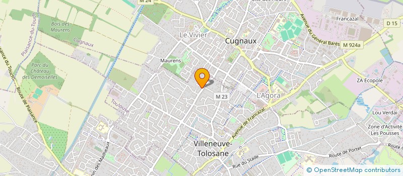 localisation de l'entreprise TAEKWONDO VILLENEUVE TOLOSANE à VILLENEUVE-TOLOSANE