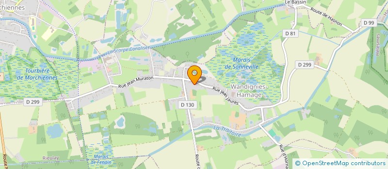 localisation de l'entreprise TAEKWONDO WANDIGNIES à WANDIGNIES-HAMAGE