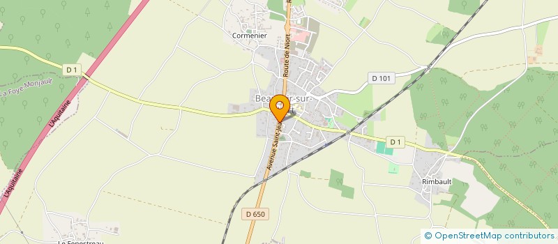 localisation de l'entreprise TAEKWONKIDO PHENIX 79  BEAUVOIR-SUR-NIORT