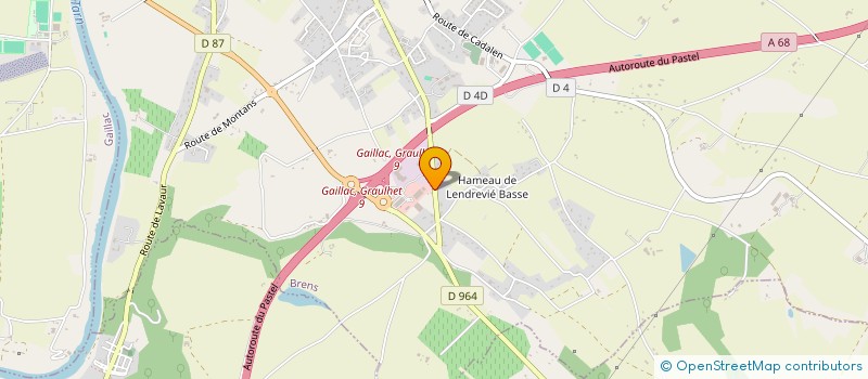 localisation de l'entreprise TAF à BRENS