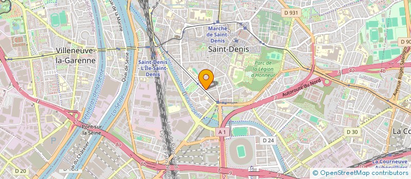 localisation de l'entreprise TAF à SAINT-DENIS