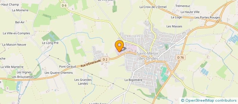 localisation de l'entreprise TAF  SAINT-MELOIR-DES-ONDES