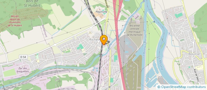 localisation de l'entreprise TAF  RICHEMONT