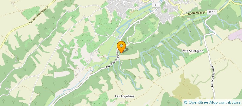 localisation de l'entreprise TAF à VALENSOLE
