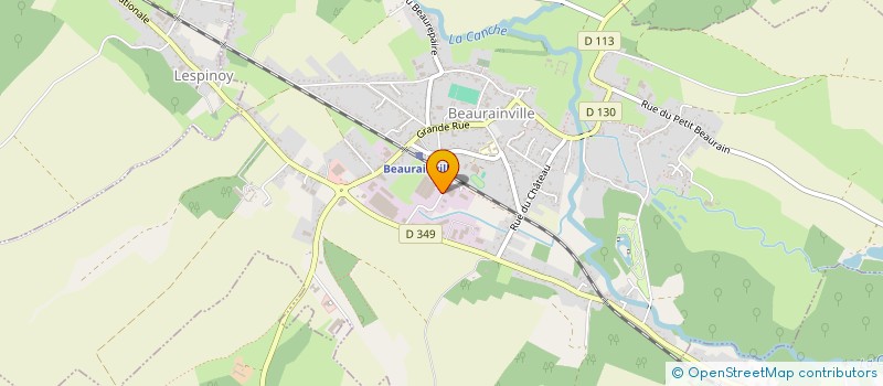 localisation de l'entreprise TAF  BEAURAINVILLE