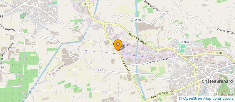 localisation de l'entreprise TAF à CHATEAURENARD