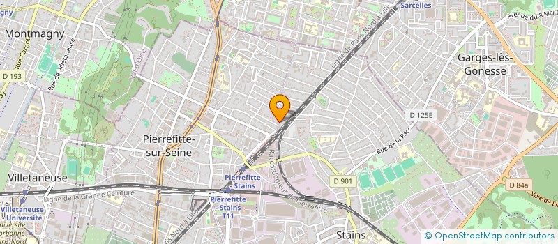localisation de l'entreprise TAF BATIMENT à STAINS