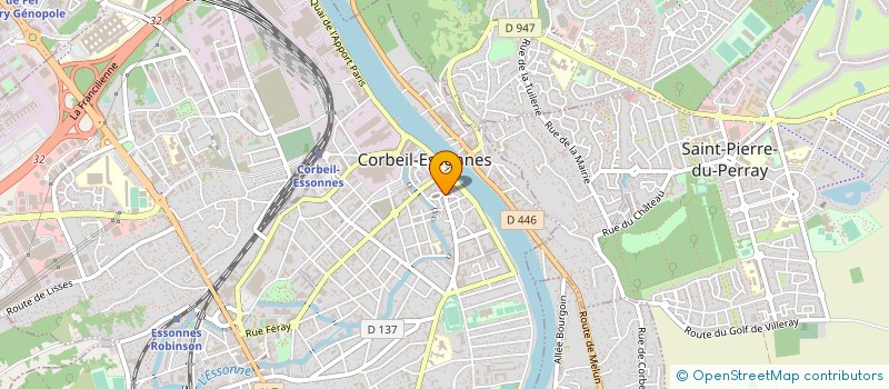 localisation de l'entreprise TAF CONNECT à CORBEIL-ESSONNES