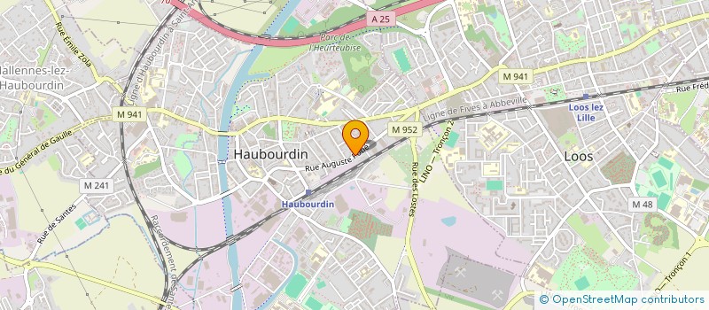localisation de l'entreprise TAF SOC à HAUBOURDIN