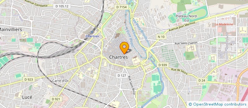 localisation de l'entreprise TAF'TRANSPORT à CHARTRES