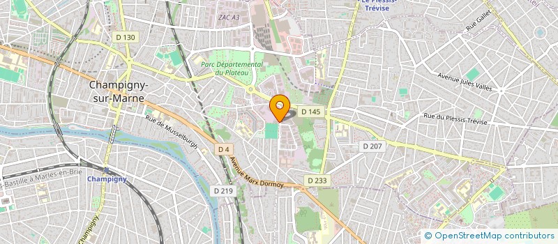 localisation de l'entreprise TAFA à CHAMPIGNY-SUR-MARNE