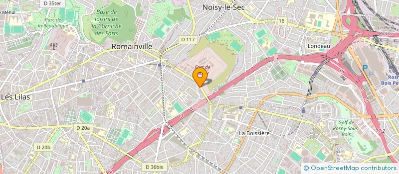 localisation de l'entreprise TAFAKARI à ROMAINVILLE