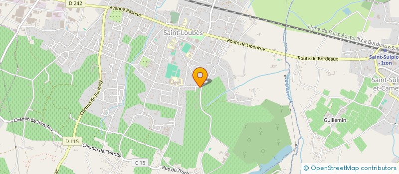 localisation de l'entreprise TAFE  SAINT-LOUBES