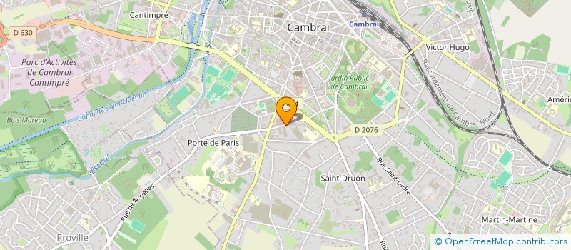 localisation de l'entreprise TAFF TOUT FAIT à CAMBRAI