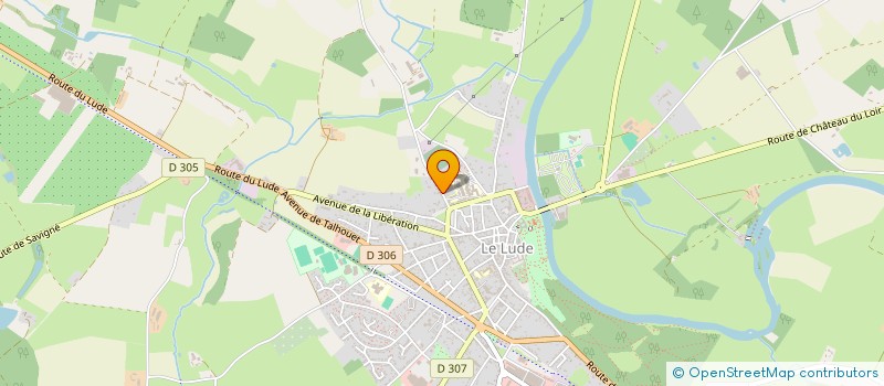 localisation de l'entreprise TAFFARY  LE LUDE