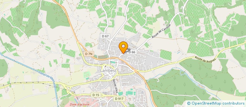 localisation de l'entreprise TAFTAF TOITURE  LAMBESC