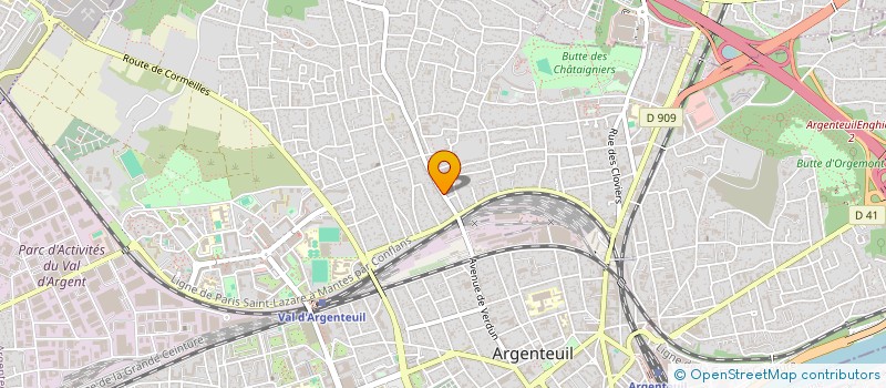 localisation de l'entreprise TAG à ARGENTEUIL