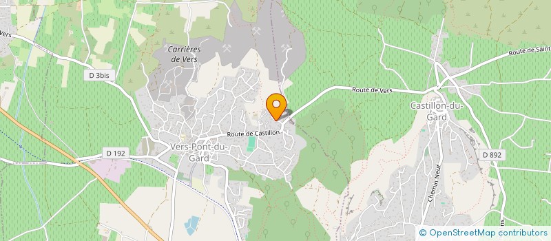 localisation de l'entreprise TAG  VERS-PONT-DU-GARD
