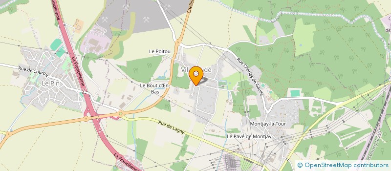 localisation de l'entreprise TAG DIRECT à VILLEVAUDE