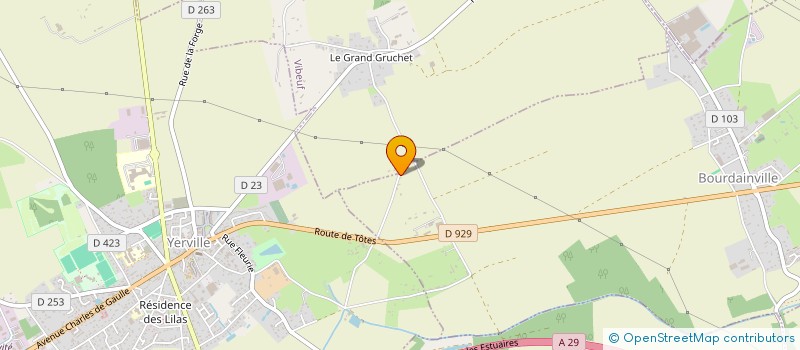 localisation de l'entreprise TAG EXPRESS  BOURDAINVILLE