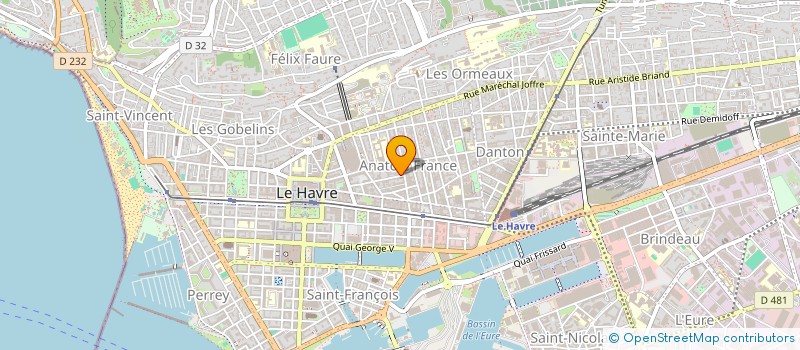 localisation de l'entreprise TAG IMMO  LE HAVRE