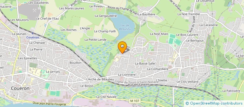 localisation de l'entreprise TAG INVEST  COUERON