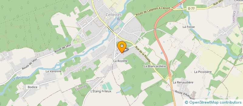 localisation de l'entreprise TAG LIFECARE  CELLETTES