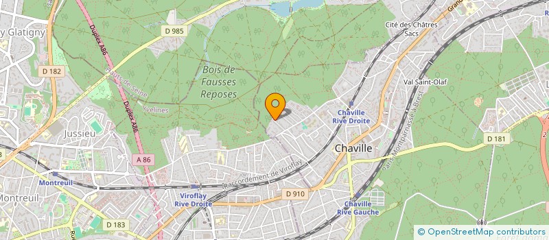 localisation de l'entreprise TAG TEAM à CHAVILLE