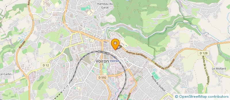 localisation de l'entreprise TAGA à VOIRON