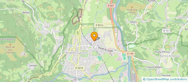 localisation de l'entreprise TAGA  ARGELES-GAZOST