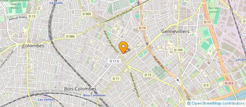 localisation de l'entreprise TAGA à ASNIERES-SUR-SEINE