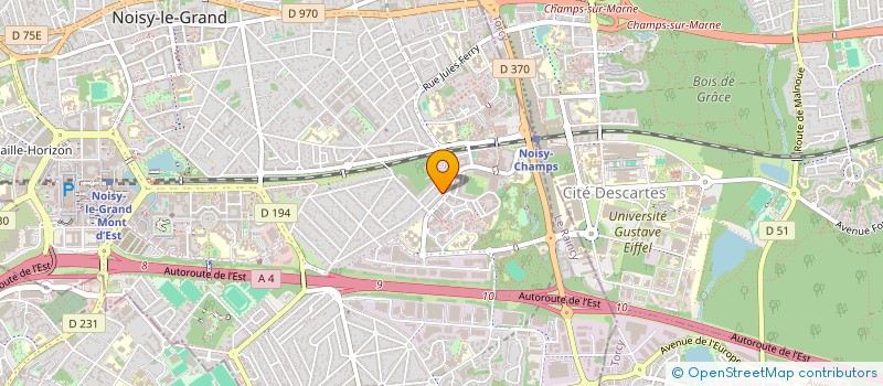 localisation de l'entreprise TAGA à NOISY-LE-GRAND