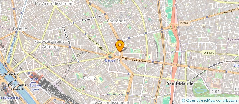 localisation de l'entreprise TAGA MEDICAL PARIS à PARIS