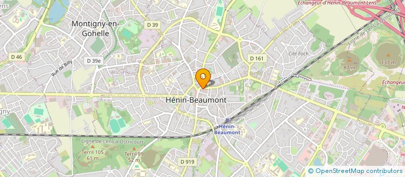 localisation de l'entreprise TAGADA à HENIN-BEAUMONT