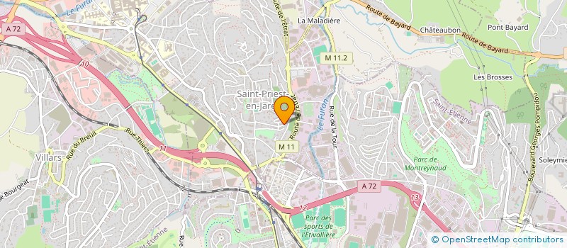 localisation de l'entreprise TAGADA VROOM  SAINT-PRIEST-EN-JAREZ