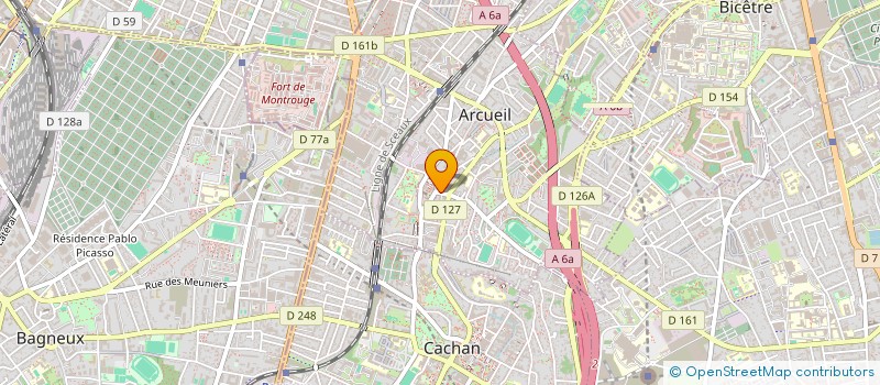 localisation de l'entreprise TAGANT LA FORET  ARCUEIL