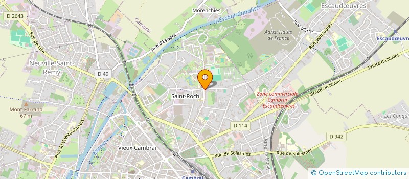 localisation de l'entreprise TAGANTE à CAMBRAI