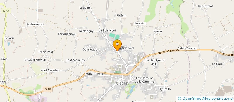 localisation de l'entreprise TAGARO à CLEDER